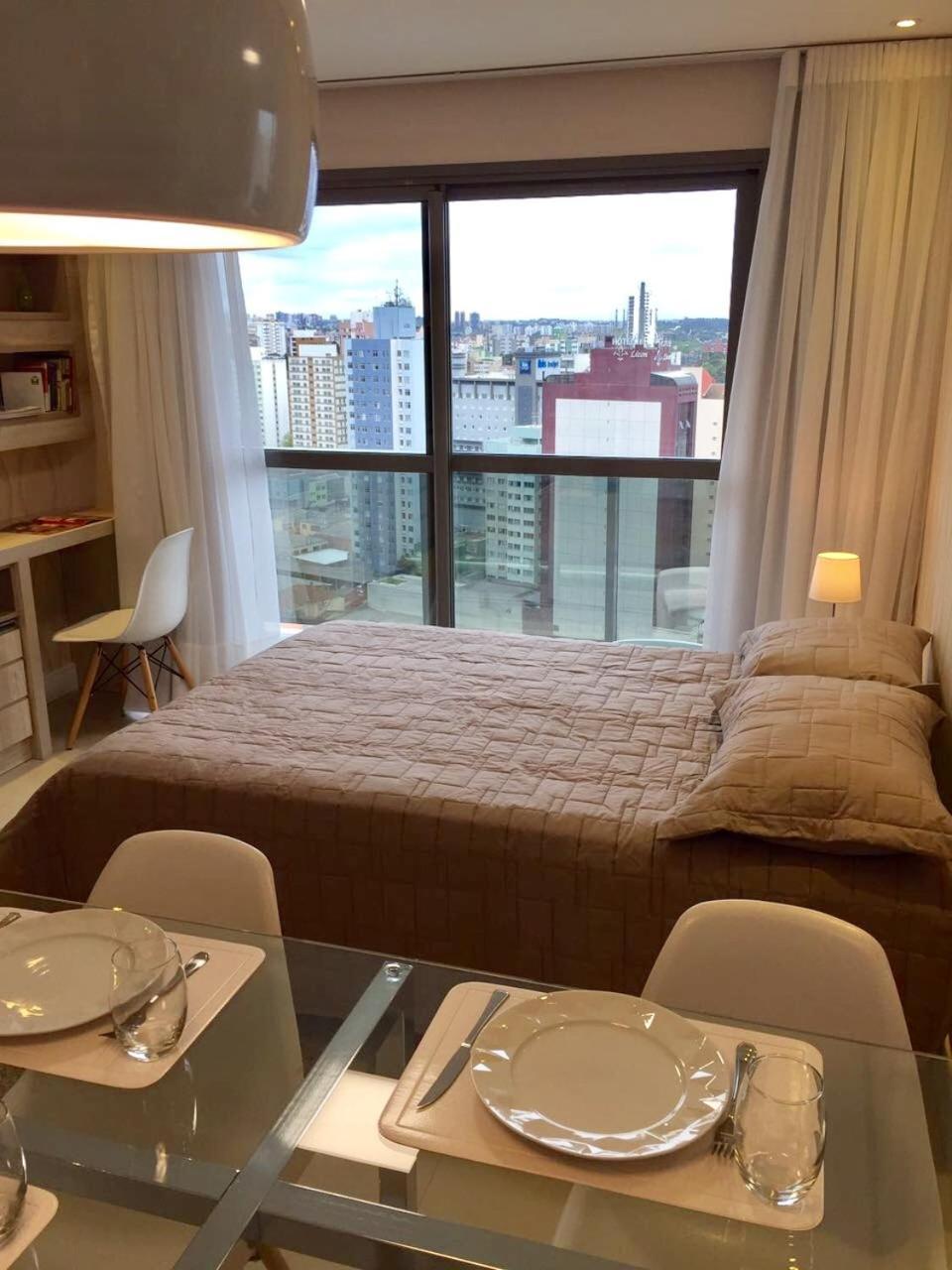 Estudio Moderno Com Linda Vista Para A Serra Curitiba Dış mekan fotoğraf